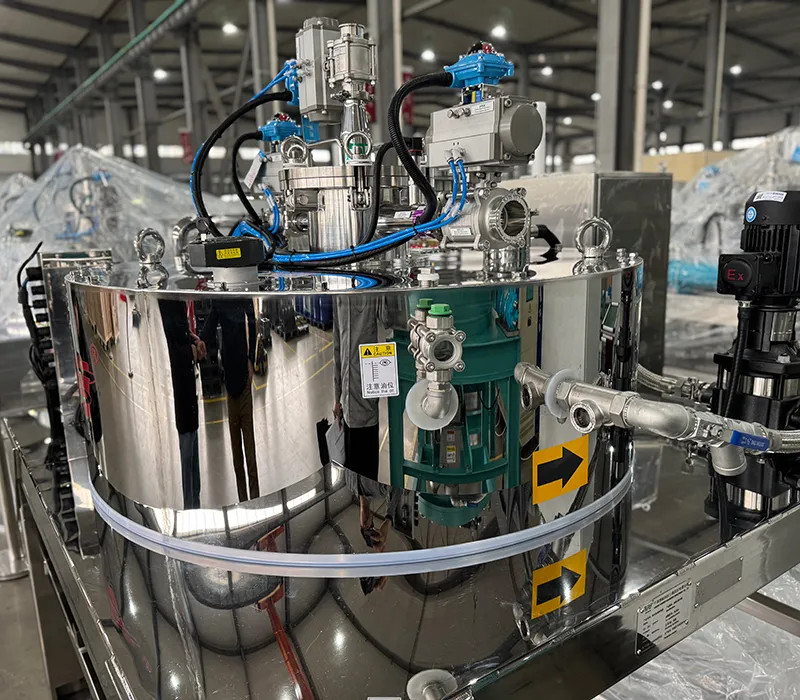 Separazione magnetica nella produzione di PVDF in uno stabilimento chimico