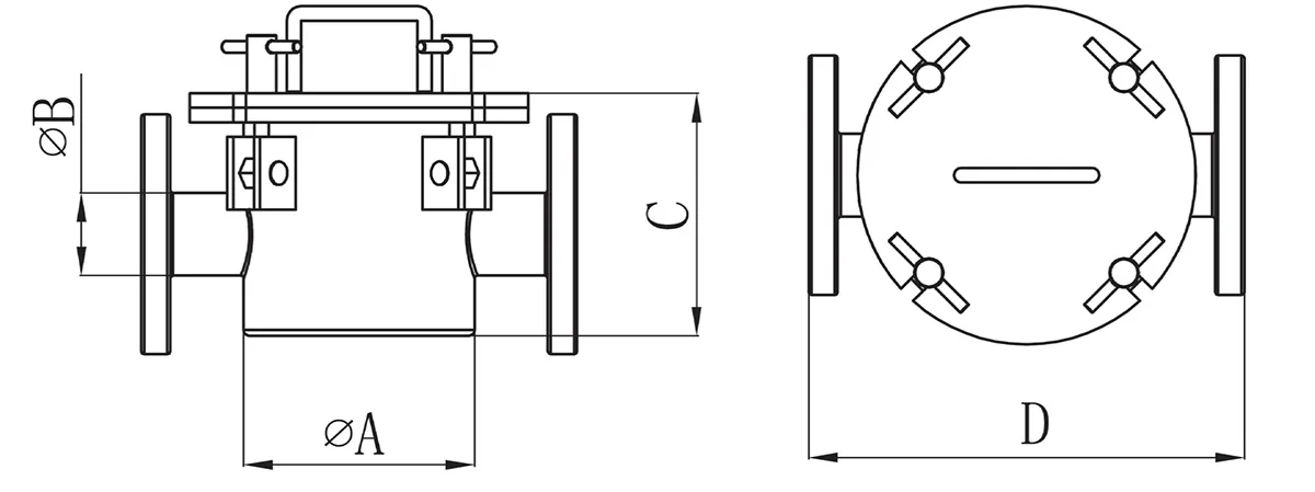 Trappola magnetica per liquidi
