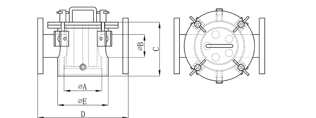 Trappola magnetica per liquidi