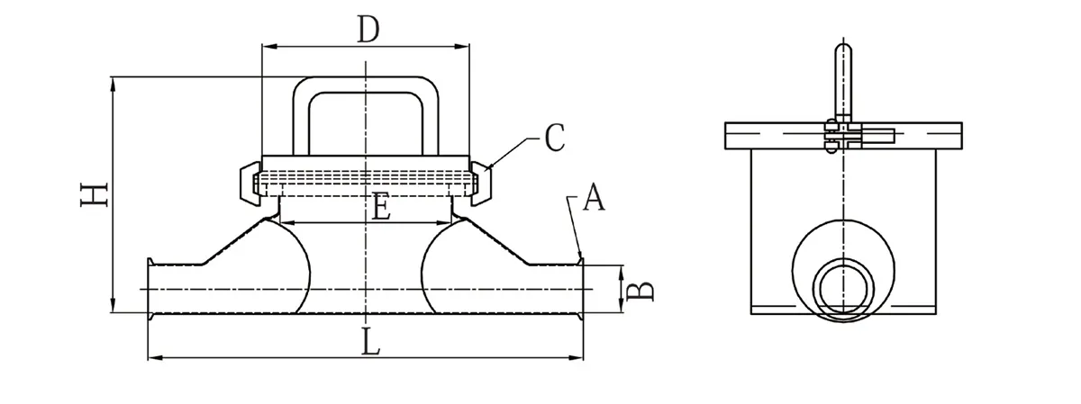 Trappola magnetica per liquidi